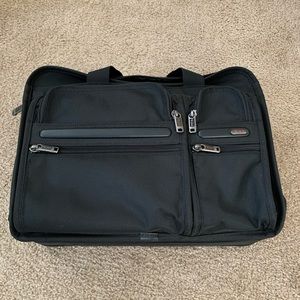 TUMI expandable laptop bag